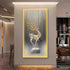 Luxury deer Crystal Painting with LED